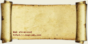 Isidora Čokov vizit kartica